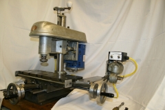 Amolco mill with compound table and power feed