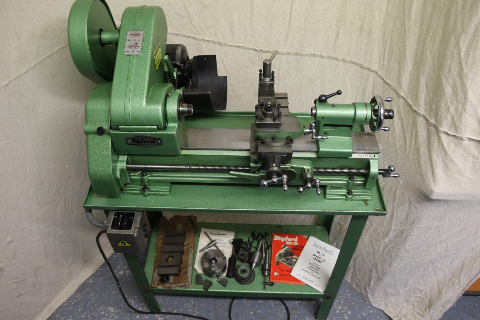 Myford ML10 Lathe V165303M SuffolkSteam